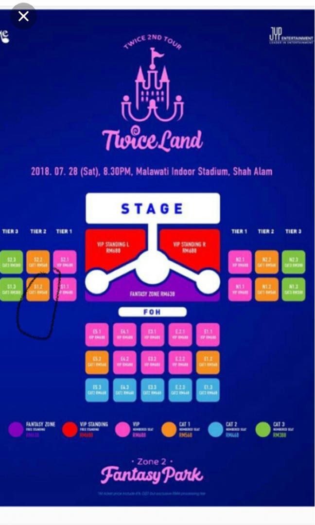 Twice Malaysia Concert Tickets Vouchers Event Tickets On Carousell