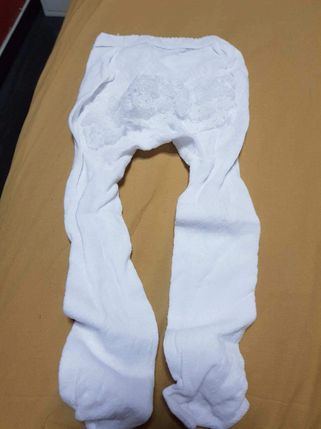 baby girl white stockings