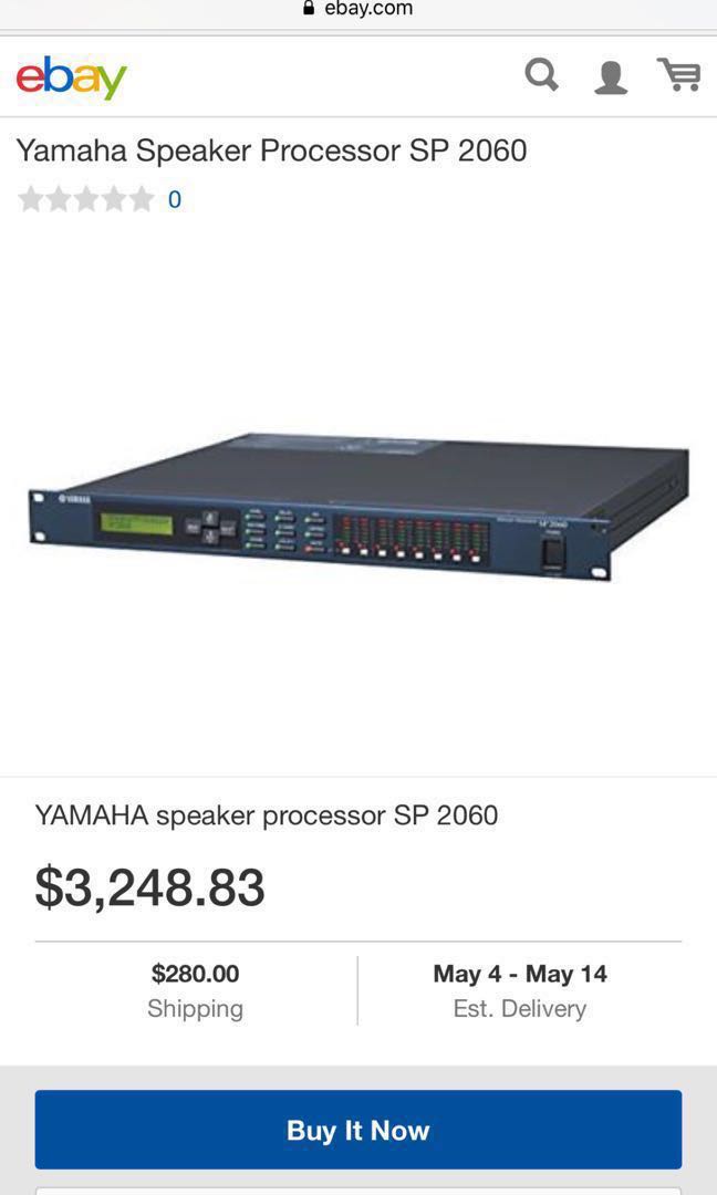 yamaha sp2060 speaker management, Audio, Soundbars, Speakers