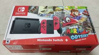 Nintendo Switch + Super Mario Odyssey Switch Game