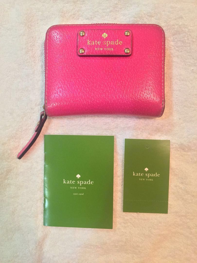 kate spade pink wallet sale