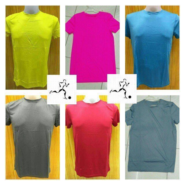 Active dry Colored Plain Drifit/Dry-fit shirts Jersey 15 colors Available,  Sports, Athletic \u0026 Sports Clothing on Carousell