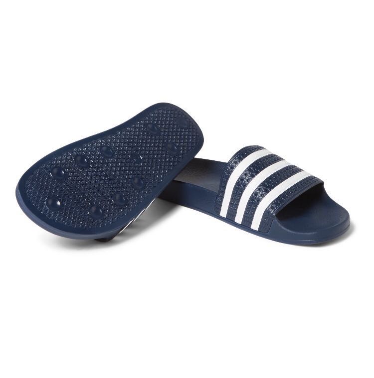 adidas adilette textured rubber slides