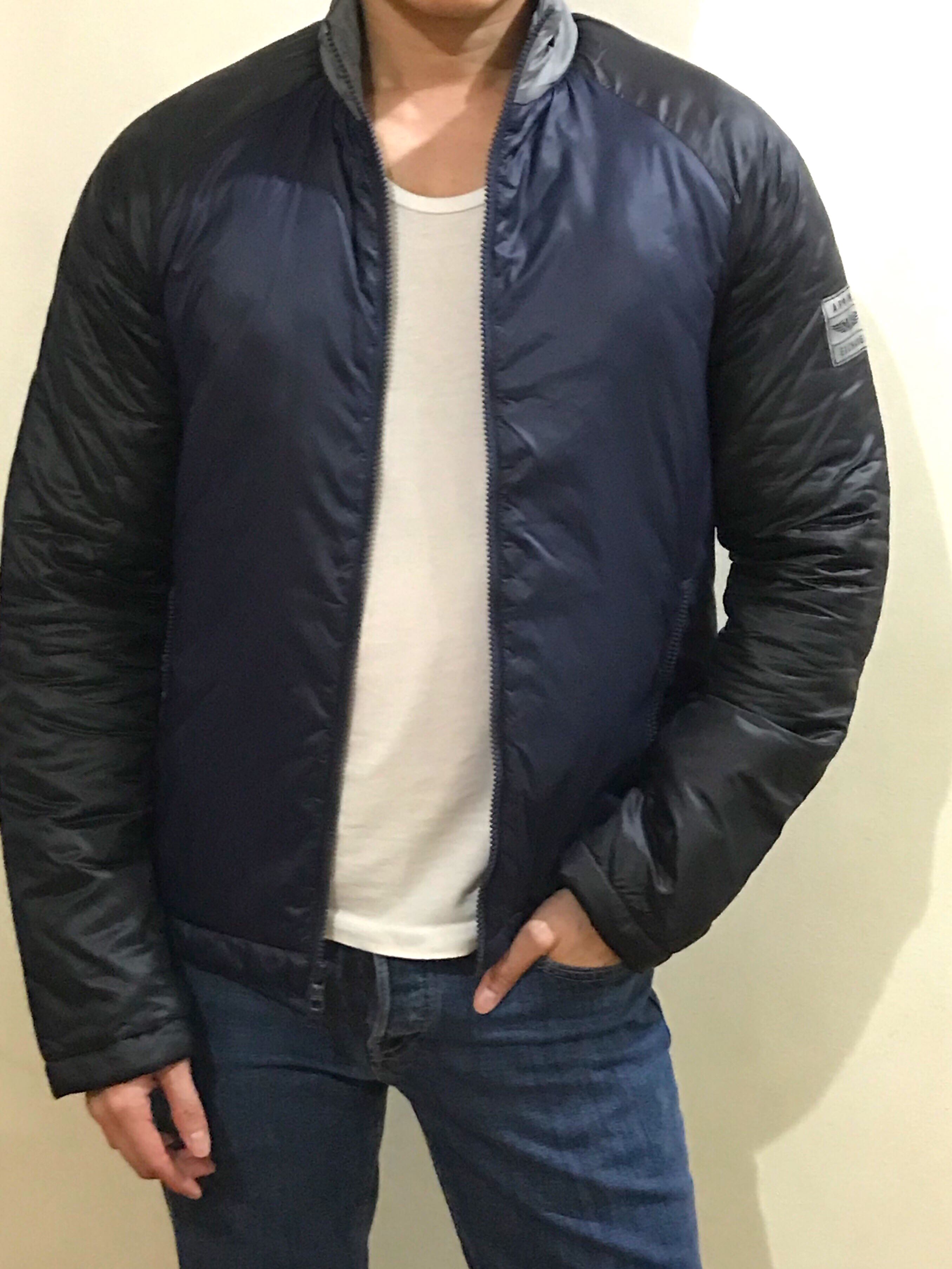 armani exchange navy jacket