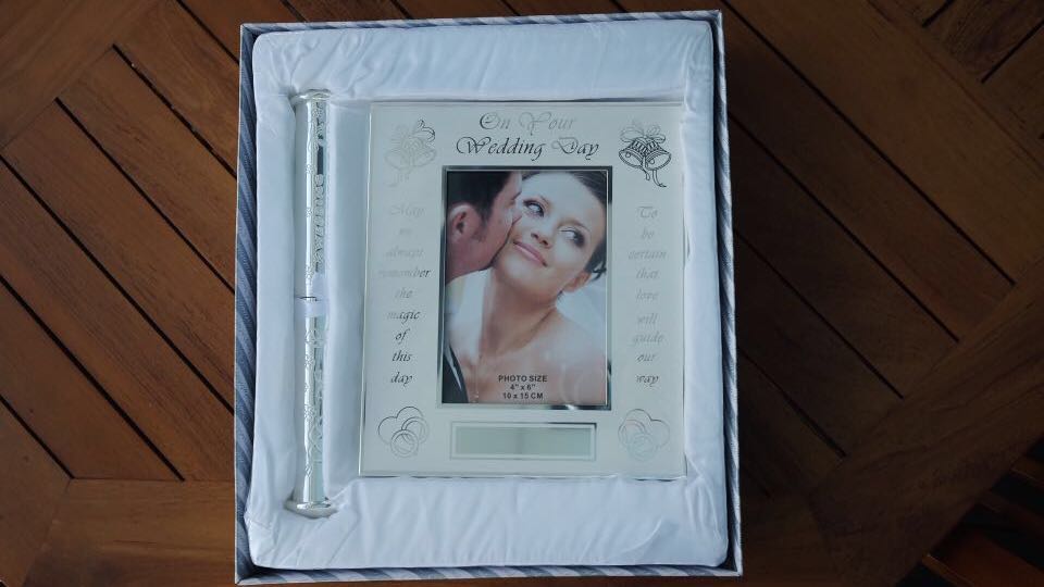 Bnib Wedding Photo Frame Marriage Certificate Holder Furniture Home Decor On Carousell