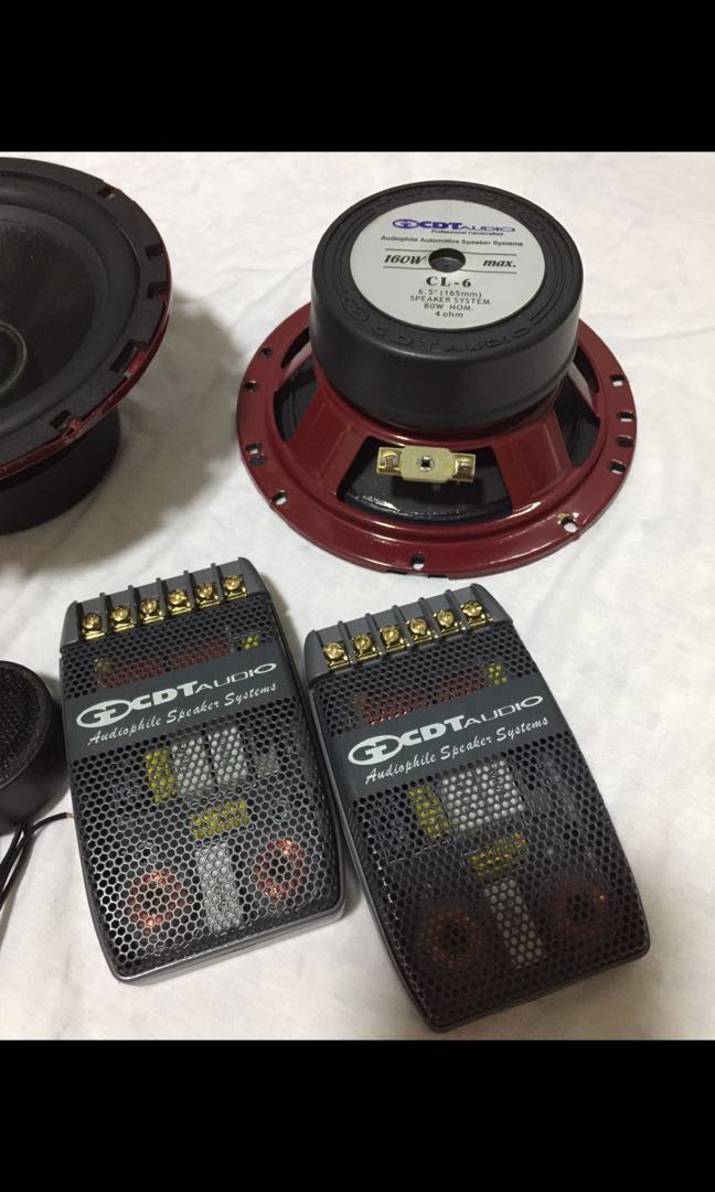 CDT Audio CL-6 6.5” Components Speaker. Car Radio And Audio System ...