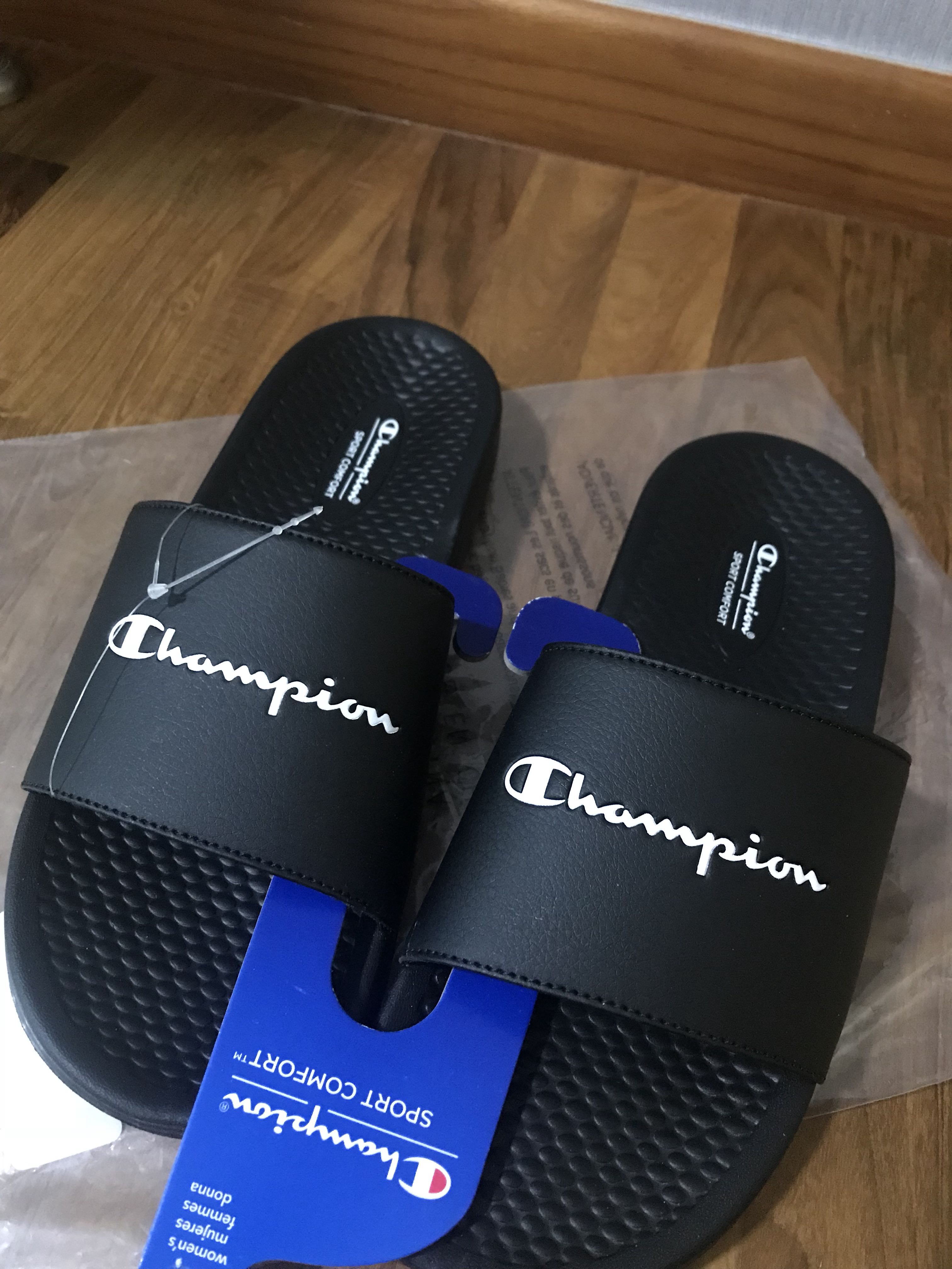 champion sport comfort slides