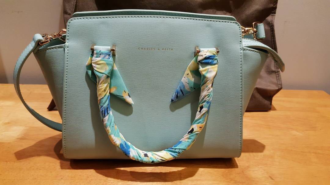 Charles u0026 Keith Tiffany Blue, Women's Fashion, Bags u0026 Wallets, Purses u0026  Pouches on Carousell