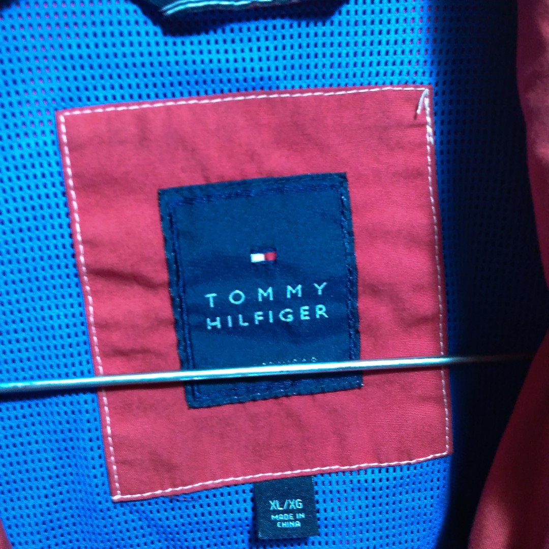tommy hilfiger jacket red