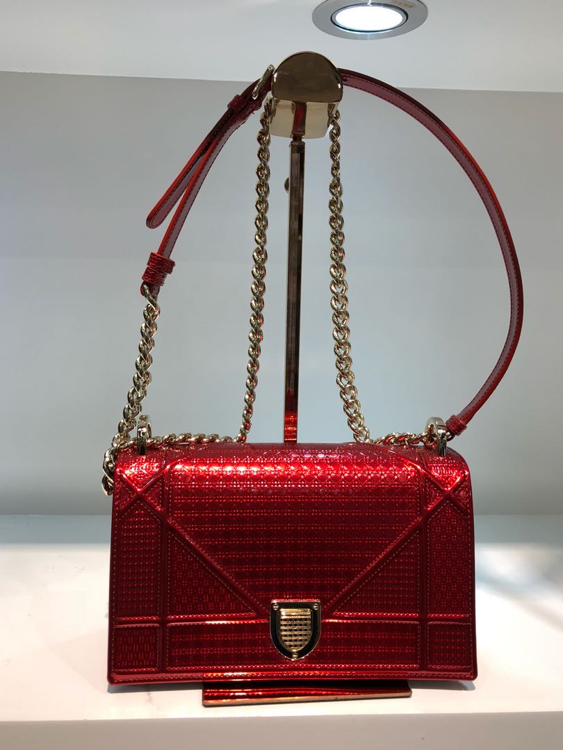 Dior red Color sling bags bought in mar 