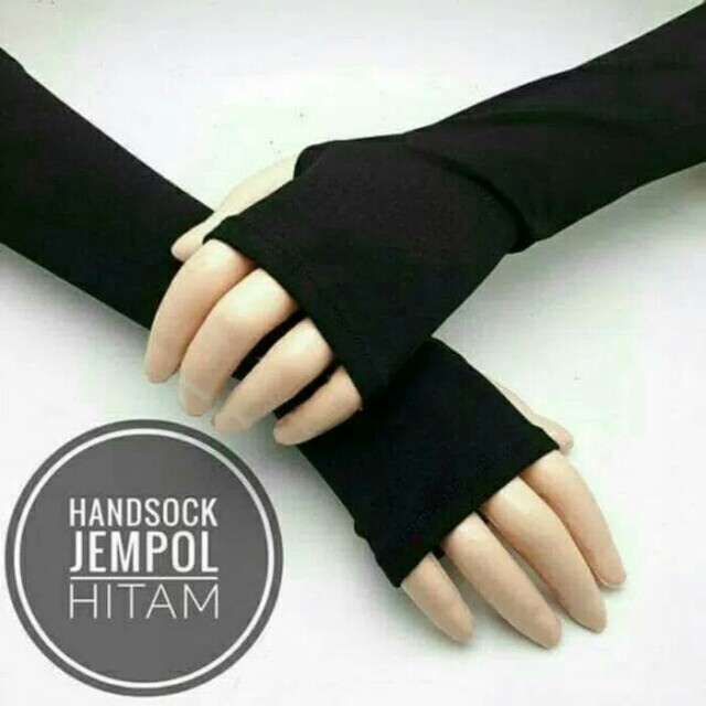 Handsock Jempol Handsock Polos Manset Tangan Baju Muslim Olshop Fashion Olshop Muslim Di Carousell