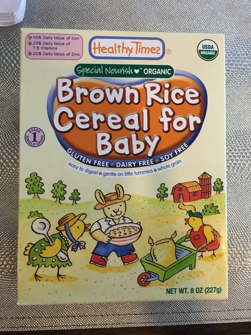 healthy times rice cereal