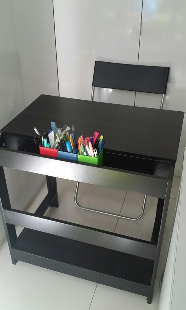Ikea Study Desk And Chair Set Furniture Tables Chairs On Carou Photo