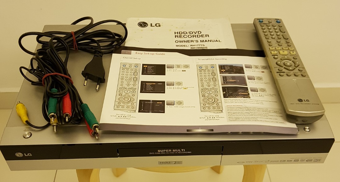 LG DVD HDD recorder player, TV & Home Appliances, TV & Entertainment