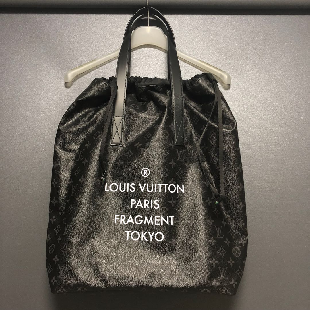 Louis Vuitton Cabas Light Drawstring Bag Flash Fragment Macassar