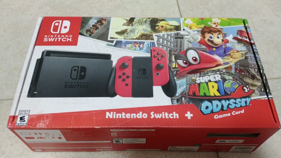 super mario odyssey game card
