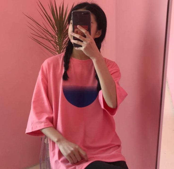 Po Tumblr Graphic Ombre Gradient Tee Women S Fashion Clothes