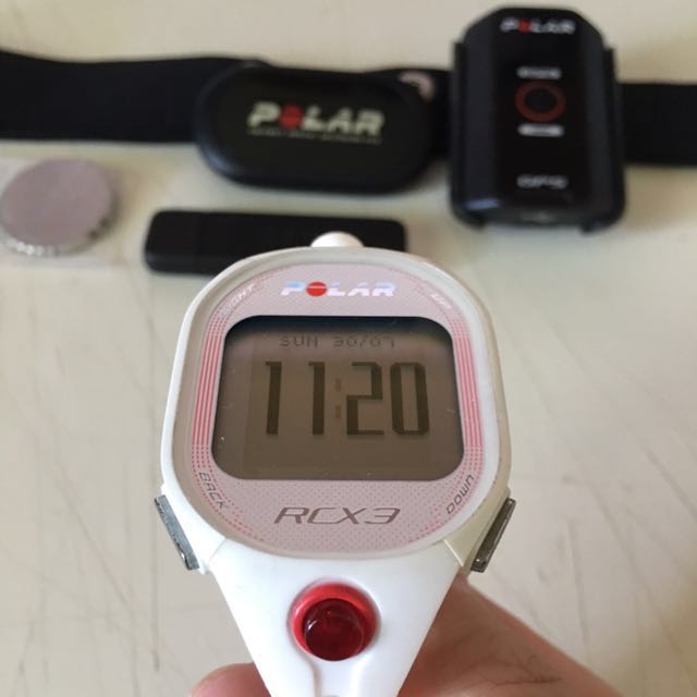 Polar RCX3 with H3 Heart Rate Sensor GPS Sensor Data Link WIND