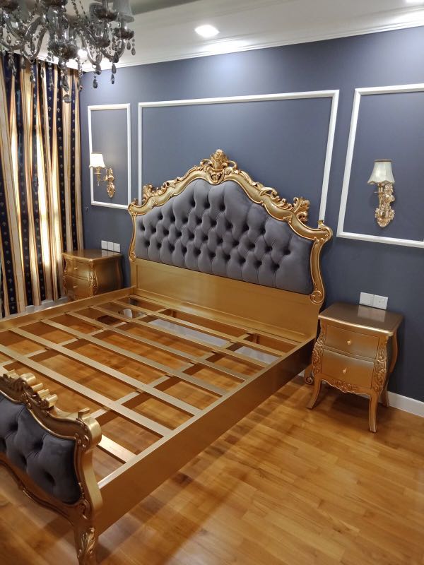Queen Size Victorian Bed Furniture Beds Mattresses On Carou Photo