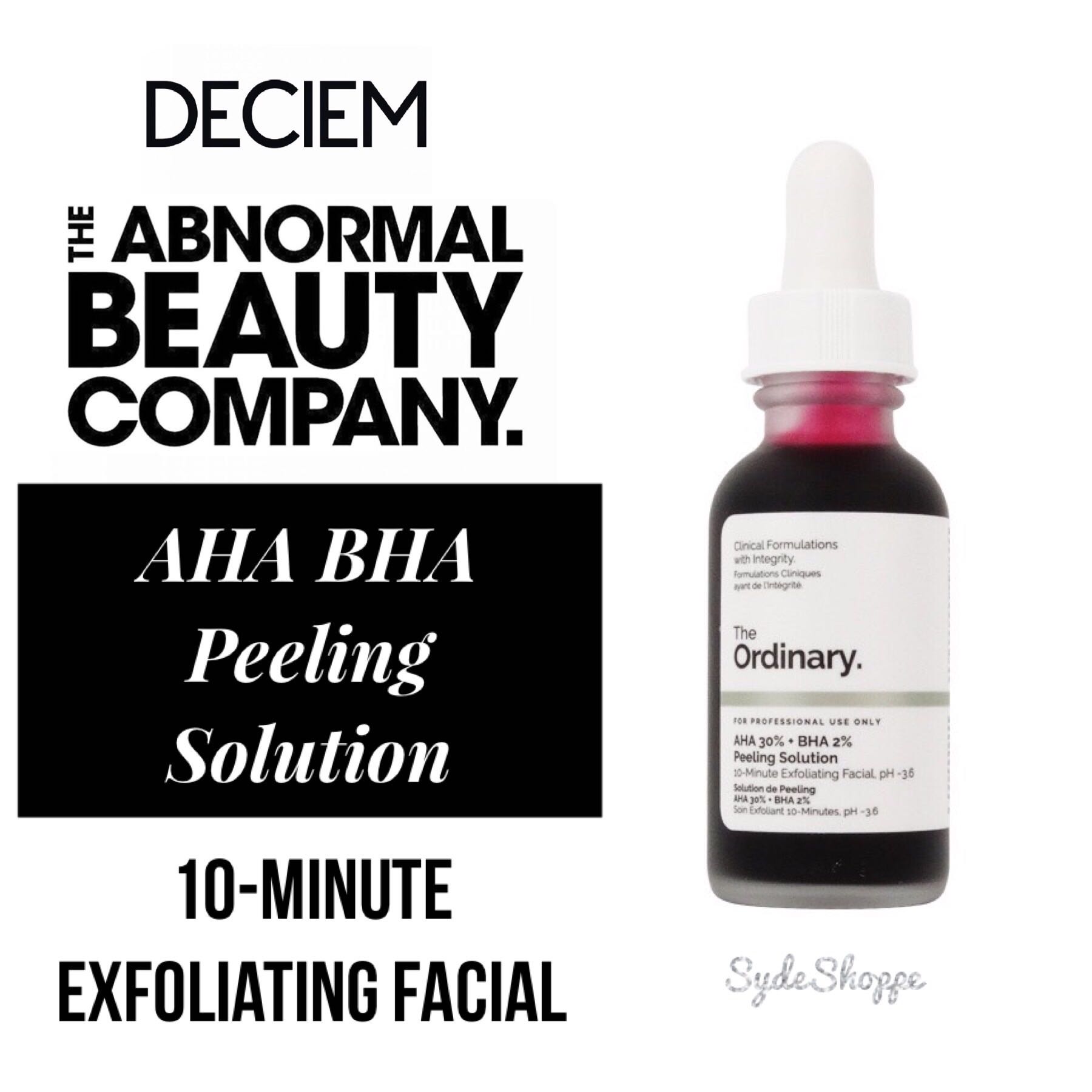 Bha Di Pa Aisya Blog: The Ordinary Aha 30 Bha 2 Peeling Solution 30ml