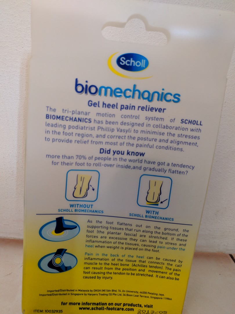Scholl orthaheel gel heel hotsell pain reliever