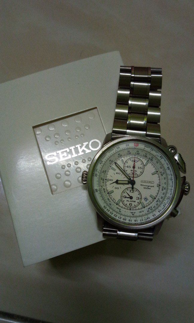 Seiko Flightmaster SNAB71P1 w s 0132279448 Men s Fashion Watches