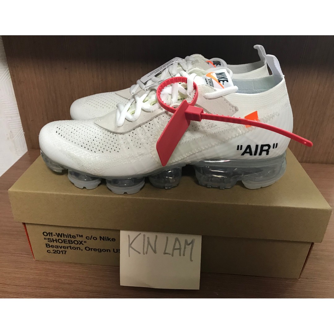 OFF WHITE x Nike Air VaporMax Black White Shoes Best