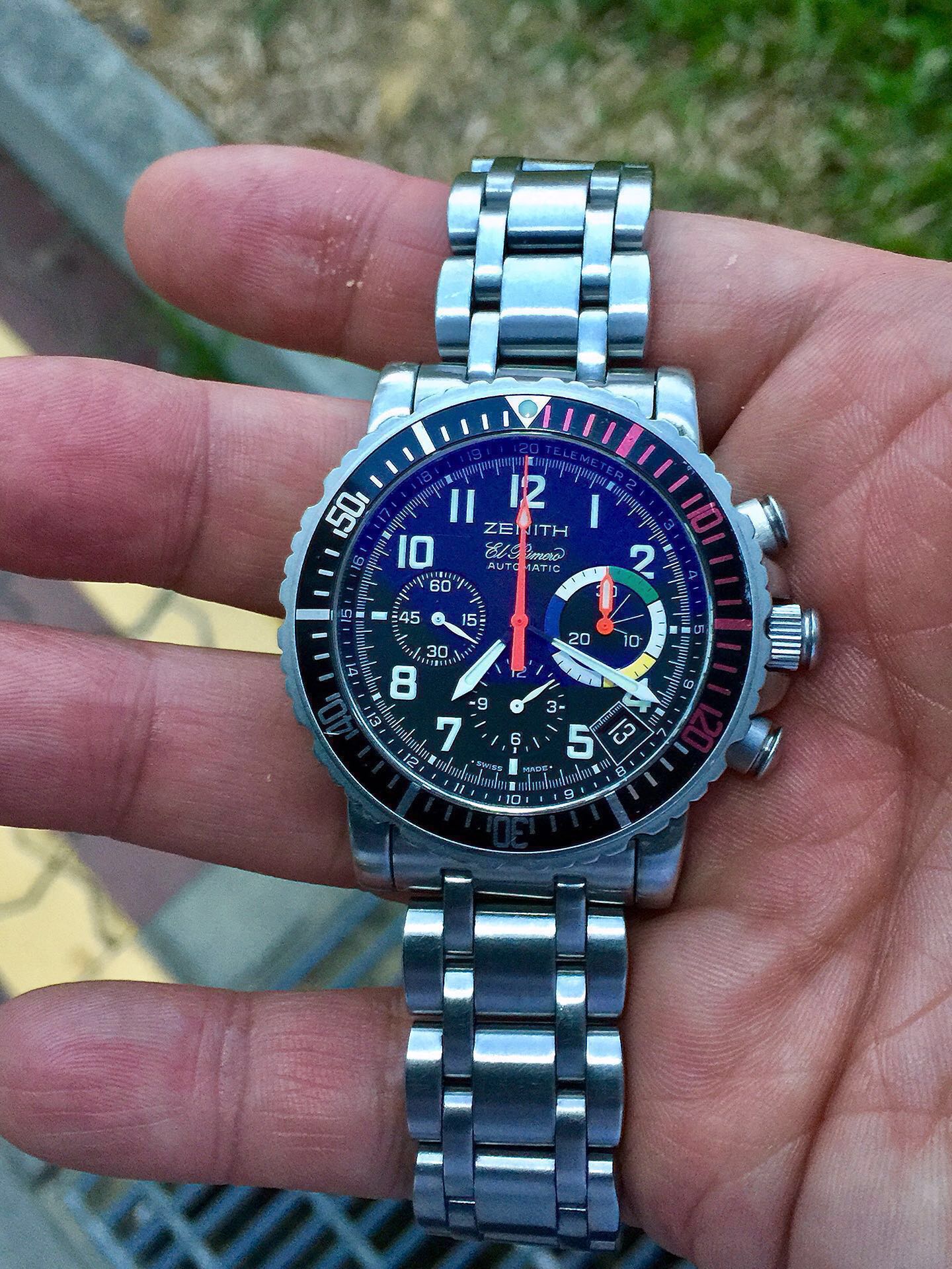 Zenith el primero rainbow flyback chronograph on sale