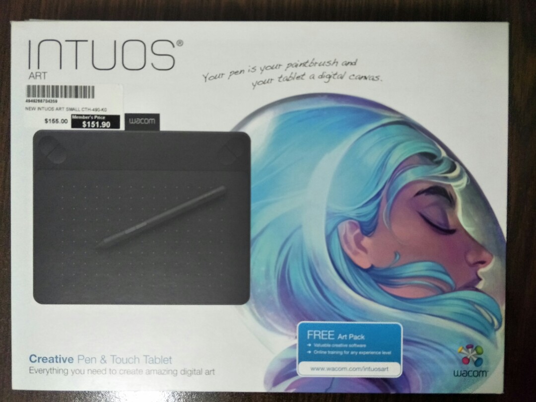 Wacom Intuos Art Pen Touch Small Mobile Phones Tablets Tablets On Carousell