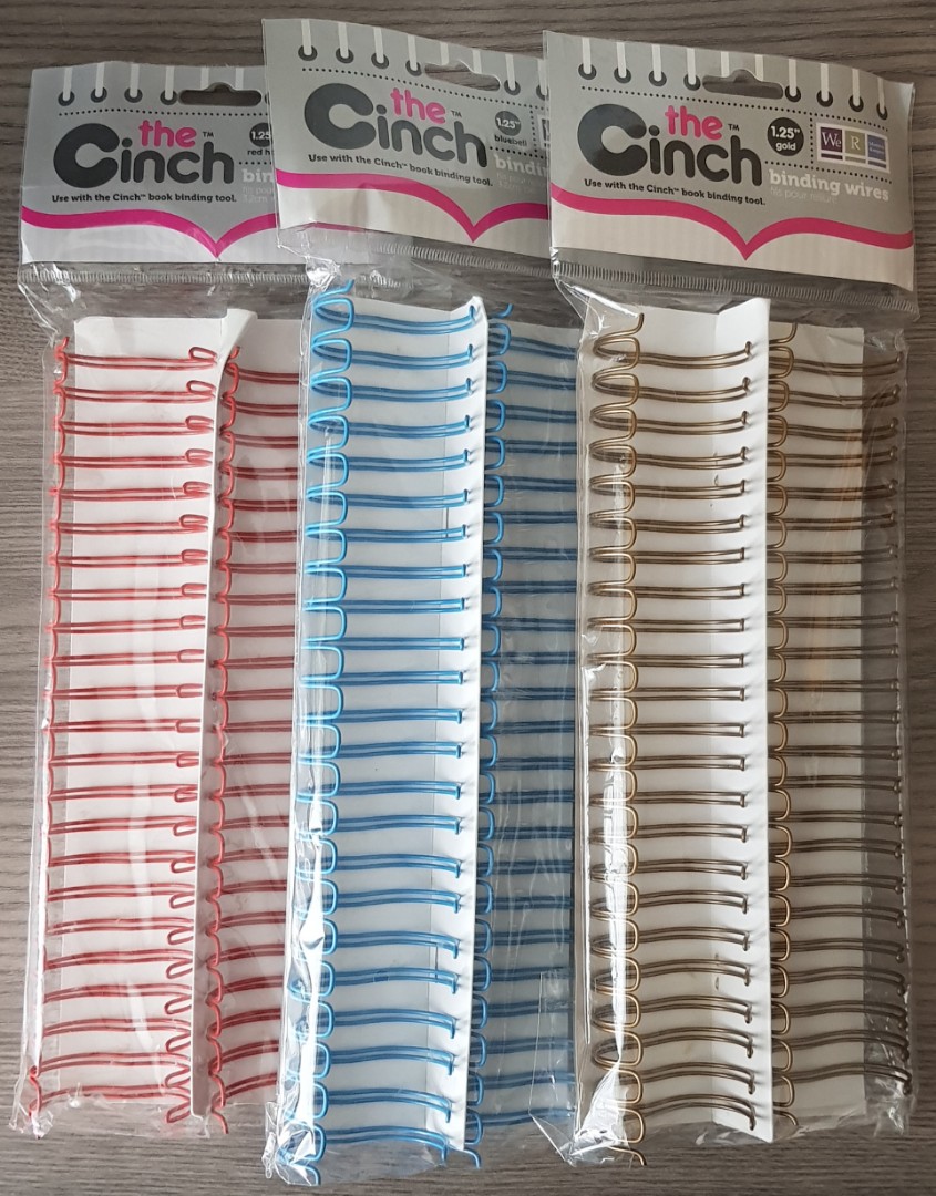 We R Memory Keepers The Cinch Book Binding Wires White 1.25