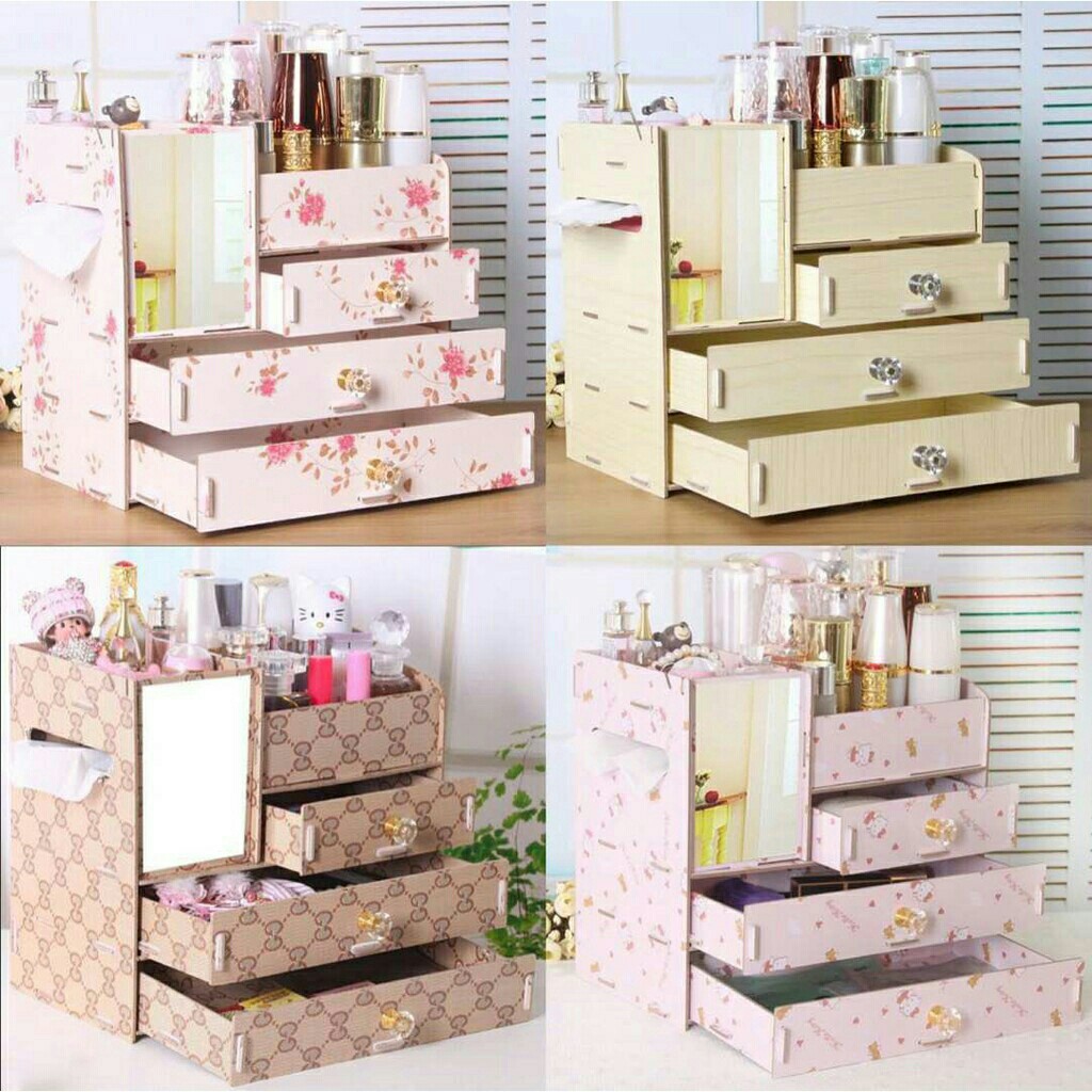 Wooden Large DIY make up organizer (Category: Storage Boxes & Baskets) located in Manila. Submitted by affordshopz (Listing ID 168654680, Image 1). Description: Yes!!COD is available on my shop!!😮 Facebook Page: Name:AffordShopz Link: ⬇⬇ https://www.facebook.com/AffordShopz-1779032645459684/ Phone/Viber Number:09168418144(TM) SHIPPING: (ALL COD) courier: FAST7 Manila area "2-4 delivery days" Small pouch -70 Medium pouch -90 Large pouch -120 Othe