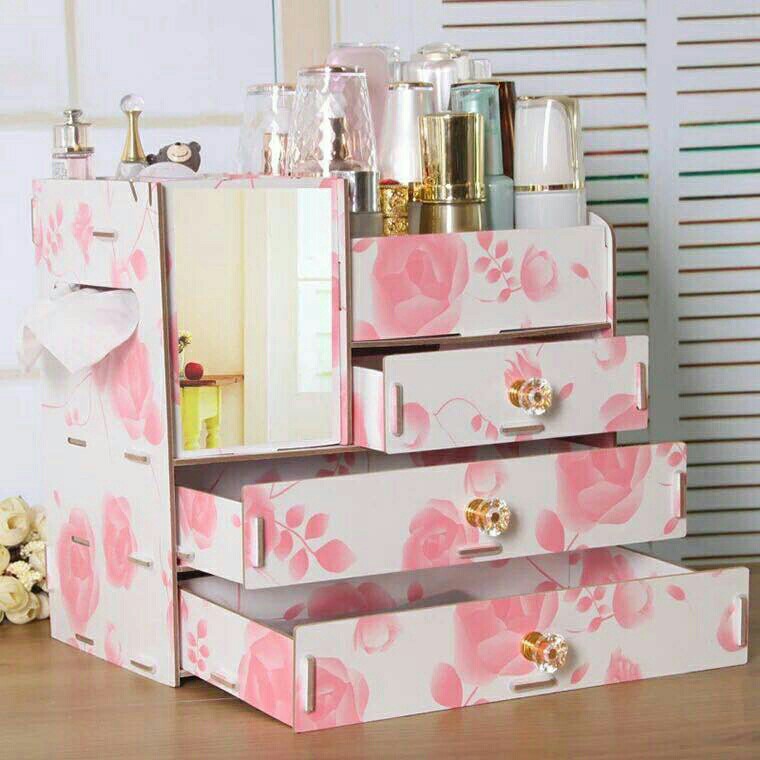 Wooden Large DIY make up organizer (Category: Storage Boxes & Baskets) located in Manila. Submitted by affordshopz (Listing ID 168654680, Image 2). Description: Yes!!COD is available on my shop!!😮 Facebook Page: Name:AffordShopz Link: ⬇⬇ https://www.facebook.com/AffordShopz-1779032645459684/ Phone/Viber Number:09168418144(TM) SHIPPING: (ALL COD) courier: FAST7 Manila area "2-4 delivery days" Small pouch -70 Medium pouch -90 Large pouch -120 Othe