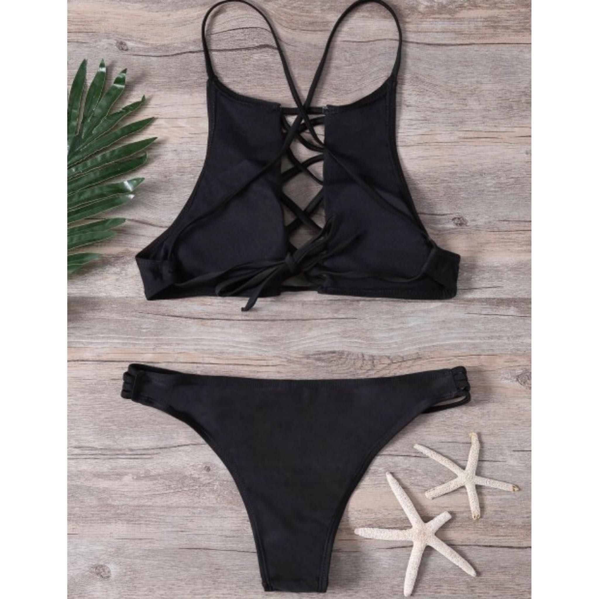 zaful halter bikini