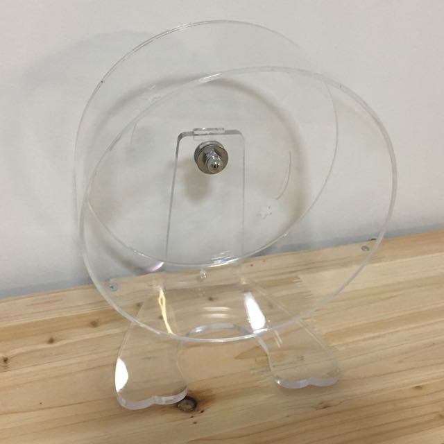 ZOOG Transparent Hamster Running Wheel, Pet Supplies, Homes & Other Pet