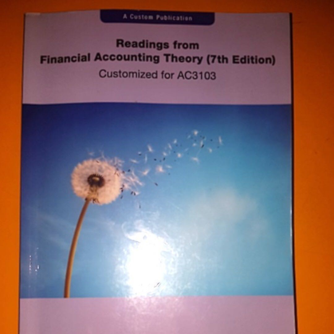 AC3103 Accounting Analysis and Equity Valuation (NTU Business Valuation