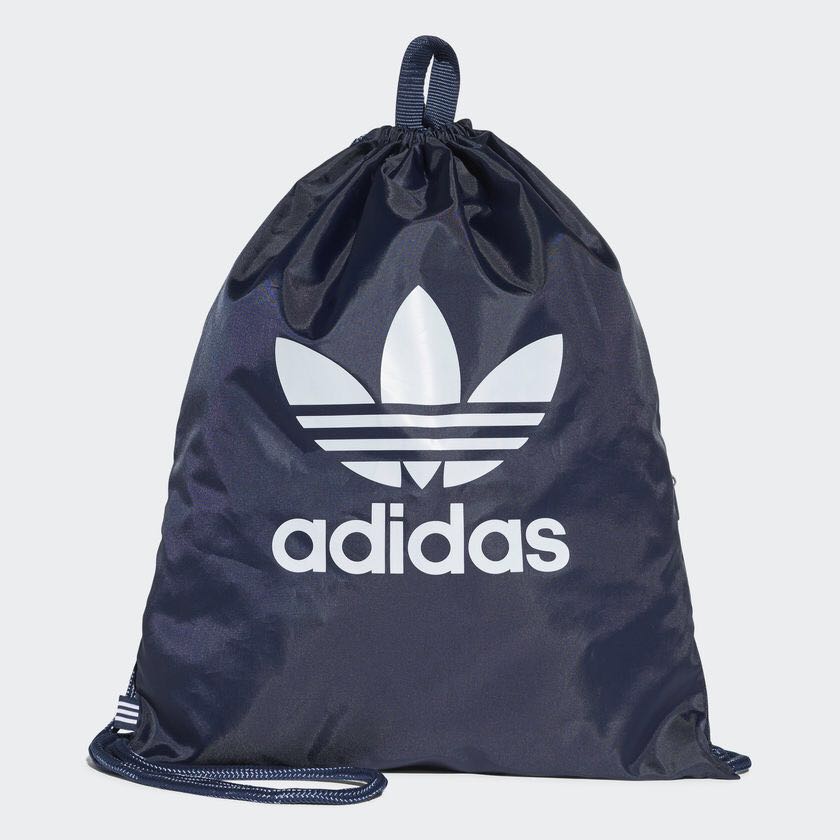 adidas trefoil drawstring bag