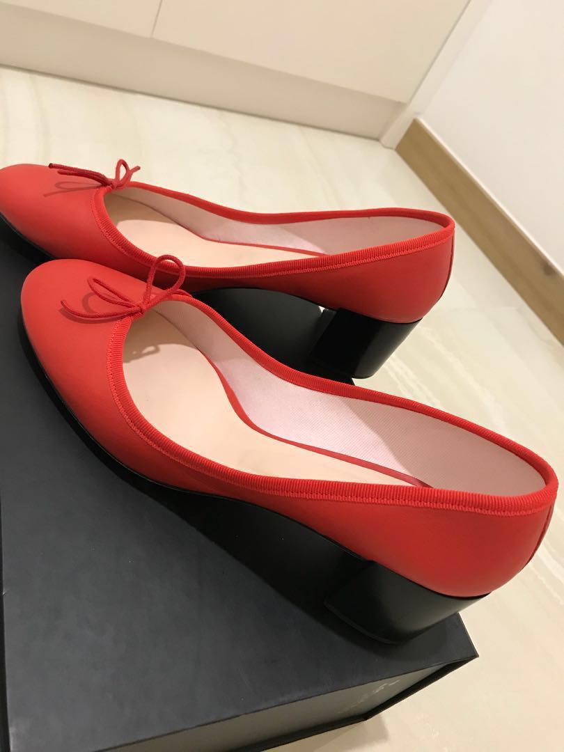 Repetto farah leather pumps top