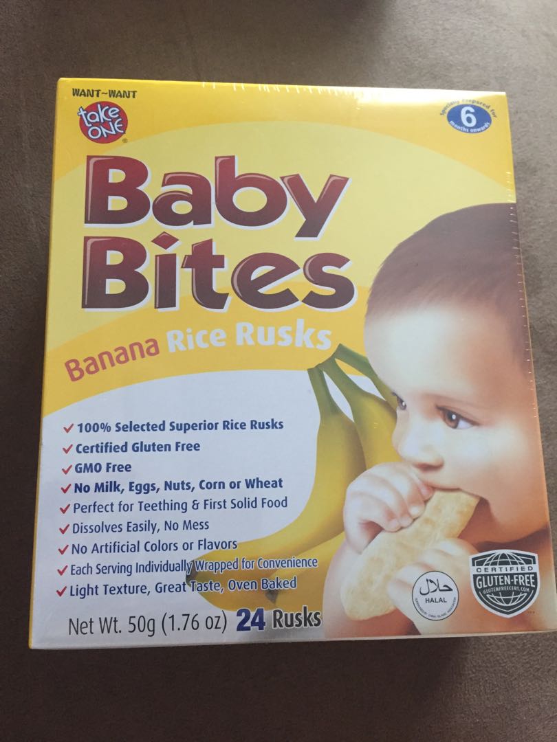 baby bites rice rusks