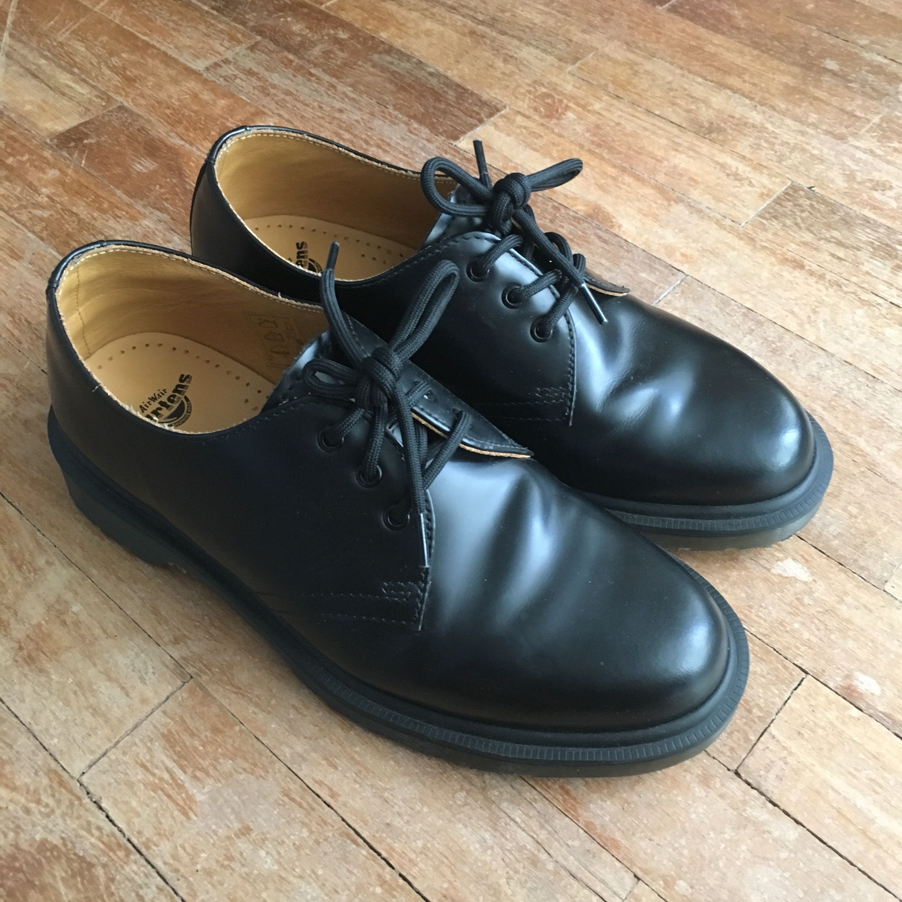 Dr. Martens 1461 Smooth Black PW (FREE SHIPPING), Women's Fashion ...