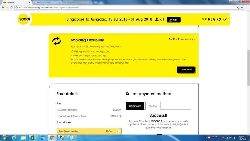 Flyscoot 40%off code, Tickets & Vouchers, Vouchers on Carousell