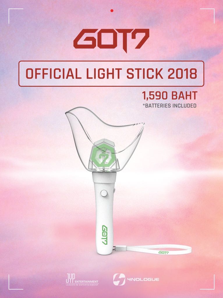 GOT7 OFFICIAL LIGHTSTICK (NEW VERSION), Entertainment, K ...