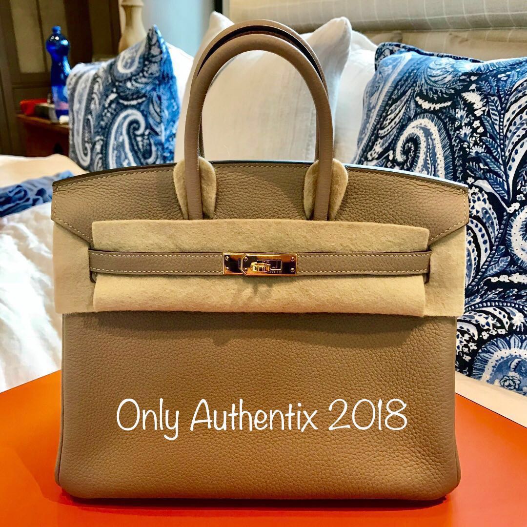 Hermes Birkin 25 Gris Tourterelle AS NEW! **RESERVED**, Luxury, Bags &  Wallets on Carousell