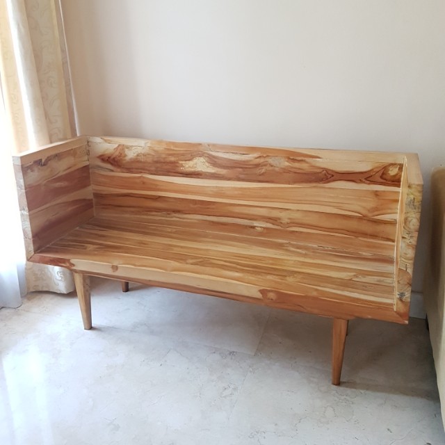 jual kursi  kayu  jati minimalis  Home Furniture on Carousell