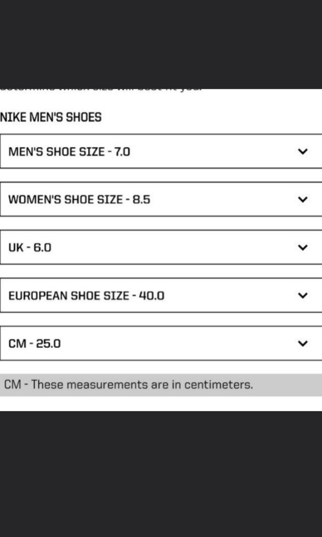 Weightlifting shoe hot sale size guide