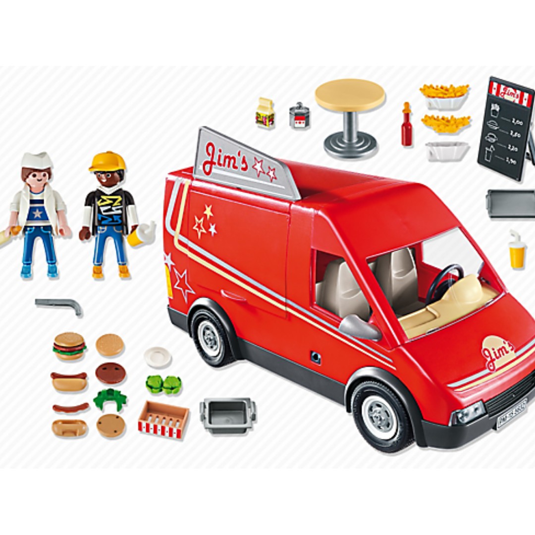 playmobil city life food truck