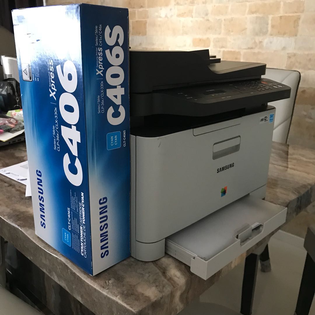 Samsung Clx 3305fw Include Cyan Cartridge Electronics Computer Parts Accessories On Carousell Orjinal tonerden tek farkı fiyatıdır. carousell