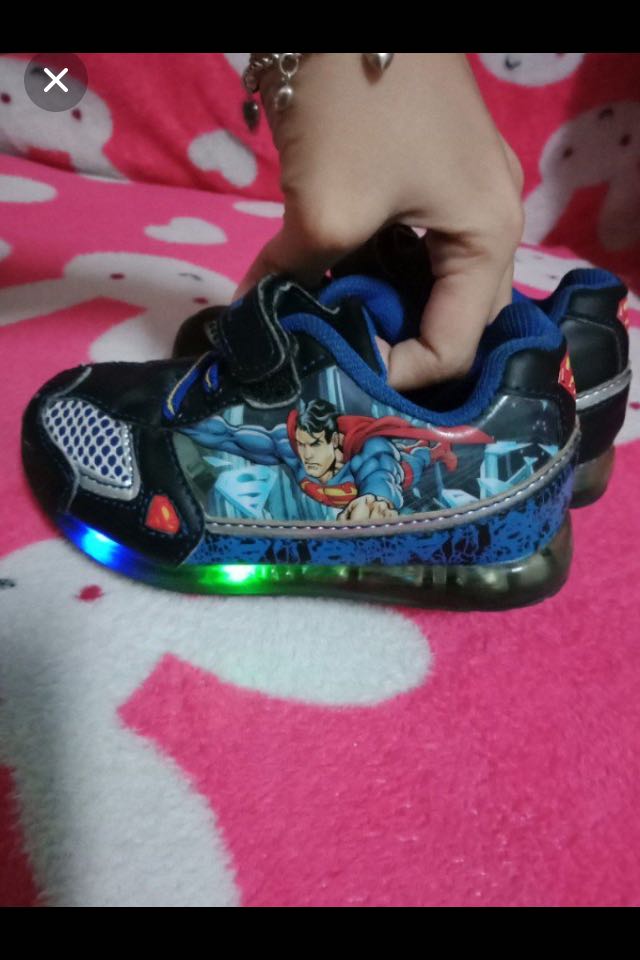 superman light up shoes