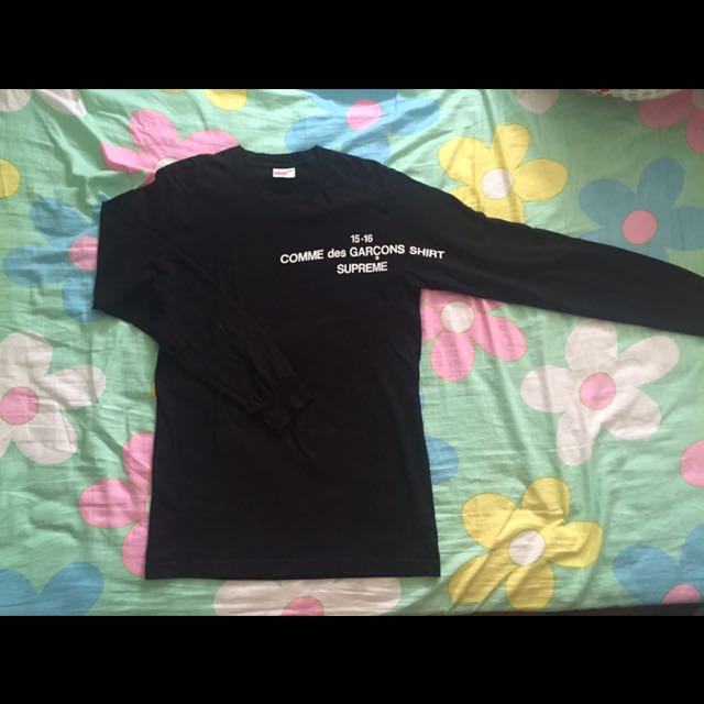 supreme x cdg long sleeve
