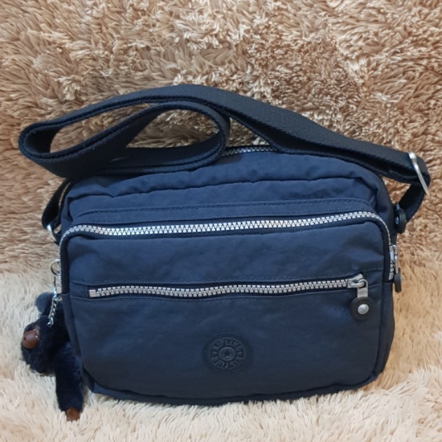 Tas Selempang Kipling Original DEENA Biru Donker