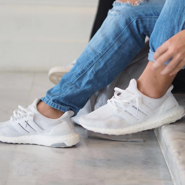 Triple White Ultraboost 2.0 Men s Fashion Footwear Sneakers on